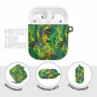 Hawaii Summer Tropical Leaves AirPods Case LT01 - Polynesian Pride