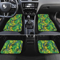 Hawaii Summer Tropical Leaves Car Mats - Polynesian Pride