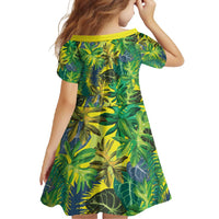 Hawaii Summer Tropical Leaves Family Matching Mermaid Dress and Hawaiian Shirt LT01 - Polynesian Pride