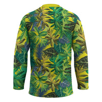 Hawaii Summer Tropical Leaves Hockey Jersey LT01 - Polynesian Pride