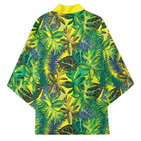 Hawaii Summer Tropical Leaves Kimono - Polynesian Pride