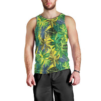 Hawaii Summer Tropical Leaves Men Tank Top LT01 - Polynesian Pride