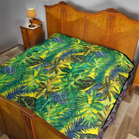 Hawaii Summer Tropical Leaves Quilt - Polynesian Pride