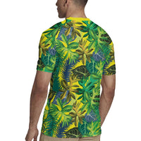 Hawaii Summer Tropical Leaves Rugby Jersey LT01 - Polynesian Pride