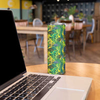 Hawaii Summer Tropical Leaves Skinny Tumbler LT01 - Polynesian Pride