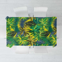 Hawaii Summer Tropical Leaves Tablecloth LT01 Yellow - Polynesian Pride