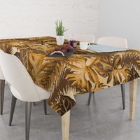 Hawaii Gold Tropical Leaves Tablecloth LT01 - Polynesian Pride