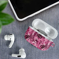 Hawaii Pink Tropical Leaves AirPods Case LT01 - Polynesian Pride