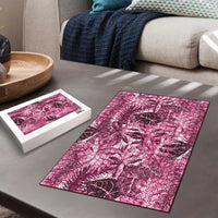 Hawaii Pink Tropical Leaves Puzzle - Polynesian Pride