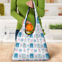 Hawaii Coastal Summer Postcard Grocery Bag