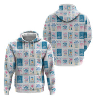 Hawaii Coastal Summer Postcard Hoodie