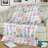 Aloha Summer Posters Grunge Textures Blanket