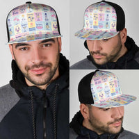 Aloha Summer Posters Grunge Textures Mesh Trucker Cap LT01 - Polynesian Pride