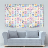 Aloha Summer Posters Grunge Textures Tapestry