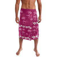 Pink Hawaii Palm Tree Hibiscus Lavalava Fantasy Summer Vibe