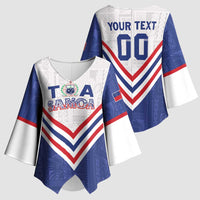 Custom Toa Samoa Rugby Kimono Sleeve Blouse 1992-1993 Special Edition - Polynesian Pride