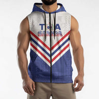 Custom Toa Samoa Rugby Sleeveless Zip Hoodie 1992-1993 Special Edition LT01 - Polynesian Pride