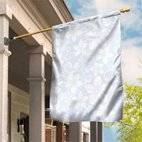 Plumeria Floral White Sunday Garden Flag LT01 House Flag White - Polynesian Pride