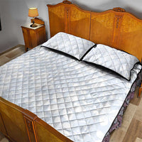 Plumeria Floral White Sunday Quilt Bed Set LT01 - Polynesian Pride