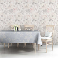 Plumeria Floral White Sunday Tablecloth LT01 - Polynesian Pride