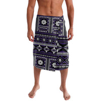 Fiji Masi Tapa Pattern Purple Lavalava - Polynesian Pride