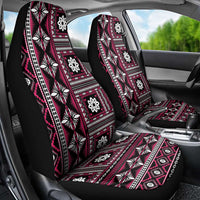 Fiji Masi Tapa Pattern Pink Car Seat Cover - Polynesian Pride