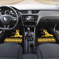 Haiti Neg Marron Gold Car Mats Lespwa pa anyen san aksyon LT01 Set 2pcs - Front Gold - Polynesian Pride
