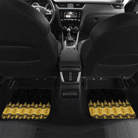 Haiti Neg Marron Gold Car Mats Lespwa pa anyen san aksyon LT01 Set 2pcs - Back Gold - Polynesian Pride