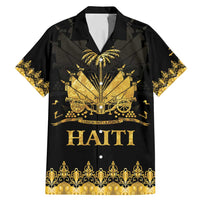 Haiti Neg Marron Gold Family Matching Mermaid Dress and Hawaiian Shirt Lespwa pa anyen san aksyon