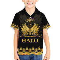 Haiti Neg Marron Gold Hawaiian Shirt Lespwa pa anyen san aksyon LT01 - Polynesian Pride