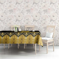 Haiti Neg Marron Gold Tablecloth Lespwa pa anyen san aksyon LT01 - Polynesian Pride