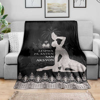 Haiti Neg Marron Silver Blanket Hope is Nothing Without Action LT01 - Polynesian Pride