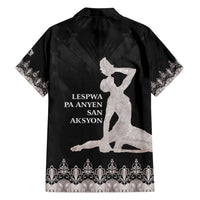 Haiti Neg Marron Silver Hawaiian Shirt Hope is Nothing Without Action LT01 - Polynesian Pride