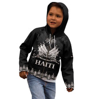 Haiti Neg Marron Silver Kid Hoodie Hope is Nothing Without Action