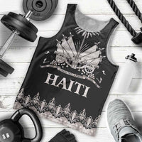 Haiti Neg Marron Silver Men Tank Top Hope is Nothing Without Action LT01 - Polynesian Pride