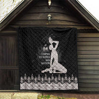 Haiti Neg Marron Silver Quilt Hope is Nothing Without Action