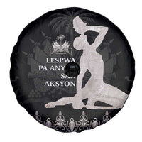 Haiti Neg Marron Silver Spare Tire Cover Hope is Nothing Without Action LT01 - Polynesian Pride