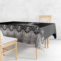 Haiti Neg Marron Silver Tablecloth Hope is Nothing Without Action LT01 - Polynesian Pride