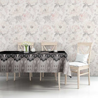 Haiti Neg Marron Silver Tablecloth Hope is Nothing Without Action LT01 - Polynesian Pride