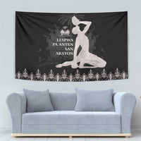 Haiti Neg Marron Silver Tapestry Hope is Nothing Without Action