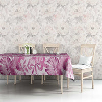 Pink Ribbon Hibiscus Tropical Pattern Tablecloth Breast Cancer LT01 - Polynesian Pride