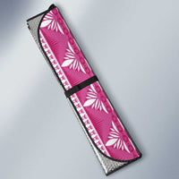 Fiji Masi All Pink Auto Sun Shade Tapa Pattern - Polynesian Pride