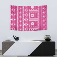 Fiji Masi All Pink Tapestry Tapa Pattern - Polynesian Pride