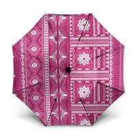 Fiji Masi All Pink Umbrella Tapa Pattern - Polynesian Pride
