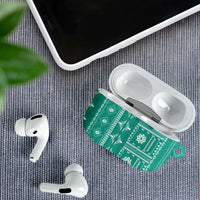 Fiji Masi All Teal AirPods Case Tapa Pattern LT01 - Polynesian Pride