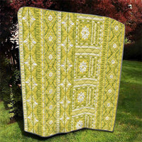 Fiji Masi All Yellow Quilt Tapa Pattern - Polynesian Pride