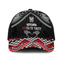 Aotearoa Toitu Te Tiriti Waitangi Baseball Net Cap Proud To Be Maori LT01 One Size Black Black - Polynesian Pride