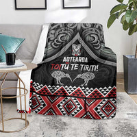 Aotearoa Toitu Te Tiriti Waitangi Blanket Proud To Be Maori LT01 - Polynesian Pride
