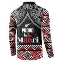 Aotearoa Toitu Te Tiriti Waitangi Button Sweatshirt Proud To Be Maori LT01 - Polynesian Pride