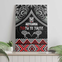 Aotearoa Toitu Te Tiriti Waitangi Canvas Wall Art Proud To Be Maori LT01 - Polynesian Pride